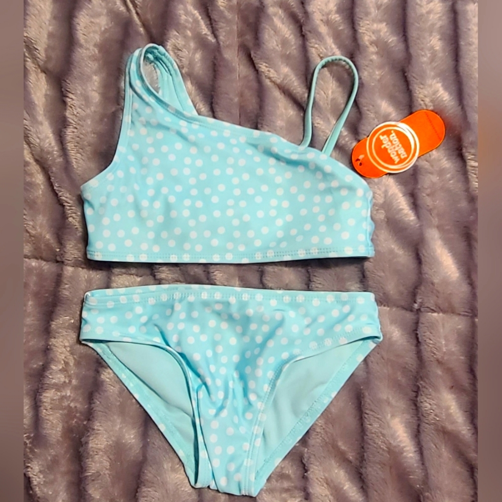 2 piece bathing suit size S (6/6X)